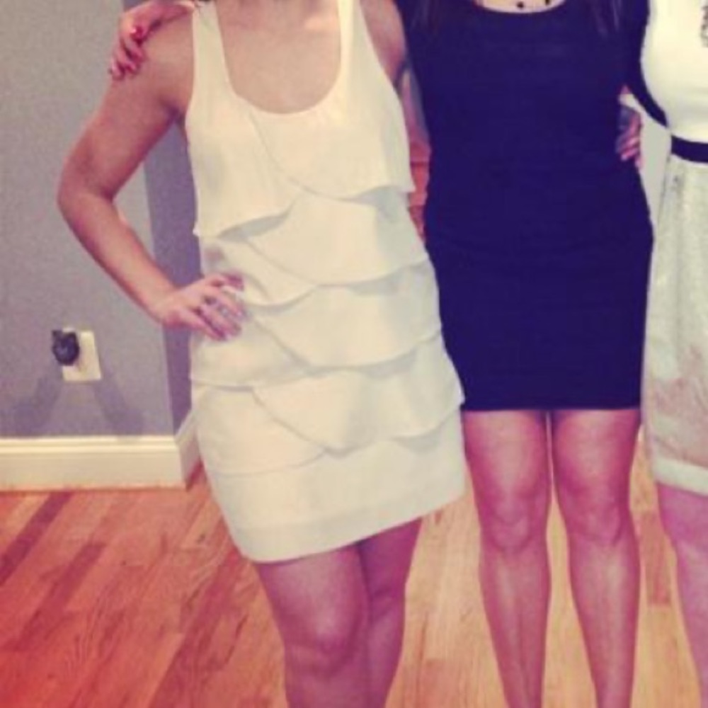 Cream Gatsby Style Party Dress